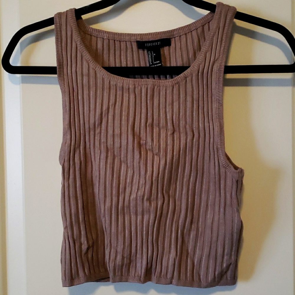 Crop knit top